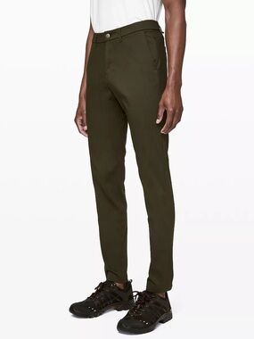 Lululemon Men's Commission Pants Olive Green 36 x 34